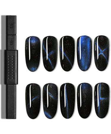 NiceMeet 6 Pcs Magnet Pen Nail Art Tool for 3D Cat Eye Effect - Manicure UV Gel Polish DIY Accessory - Buy Online on GoSupps.com