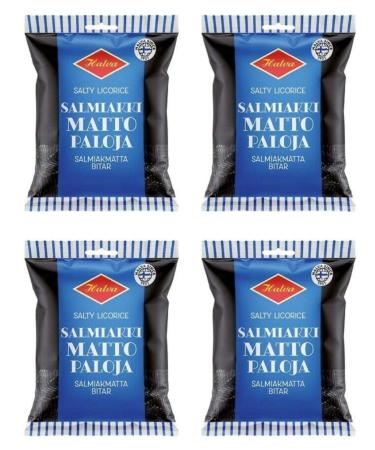 Halva Salmiakkipaloja Salmiakki R glisse 4 Packs of 185g