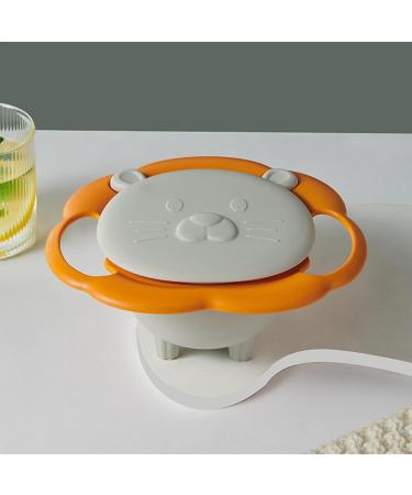 Youngwier 360 Rotatable Gyro Bowl for Toddlers | Anti-Spill & Scalding Protection - Smooth Design - Buy Online on GoSupps.com