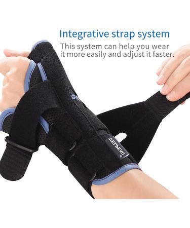 VELPEAU Wrist Brace Thumb Spica Splint - Support for De Quervains, Carpal Tunnel, Arthritis - Medium Right Hand - Buy Online on GoSupps.com