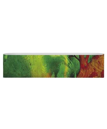 Abstract Art Tree Yoga Workout Bands Comfort Legs Booty Resistance Straps Physical Therapy Aids
