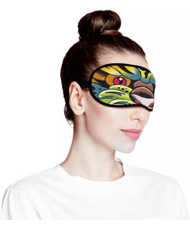 Personalized Custom Sleep Mask - Soft Eye Mask with Adjustable Strap - Buy Online on GoSupps.com