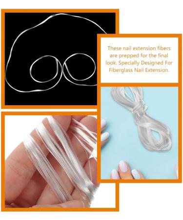 Beaupretty False Nail Extension Fiber 3 Nail Art Tool Nail Tools for Nail Art Para U as Nails Lengthening Fibers Diy Nail Extension Adjustable glass False Nails Plastic Fiber White Manicure - Buy Online on GoSupps.com