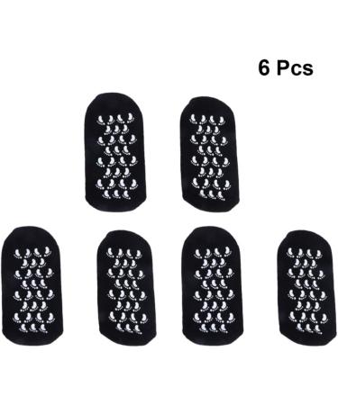 Lurrose Moisturizing Gel Socks 3 Pairs Cotton Boot Socks for Dry Cracked Skin Care - Buy Online on GoSupps.com
