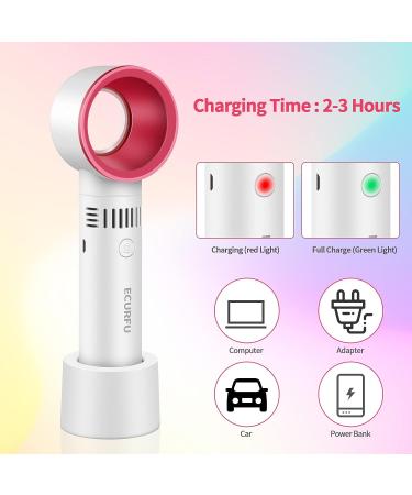 Mini Eyelash Fan Dryer with Tweezers | USB Makeup Fan for Lash Extensions - White - Buy Online on GoSupps.com