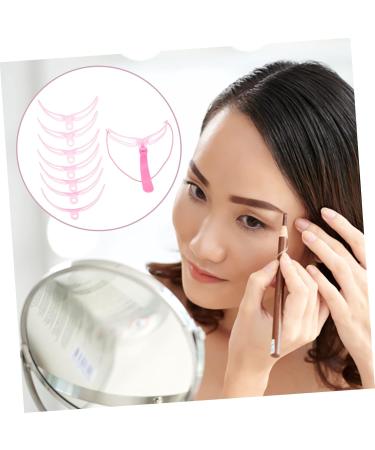 NOLITOY 9 Sets Eyebrow Aid Pro Tools Portable Eyebrow Tools Convenient Brow Stencils Miss Suite Replaceable 12X11X8CMx3pcs Pinkx3pcs - Buy Online on GoSupps.com
