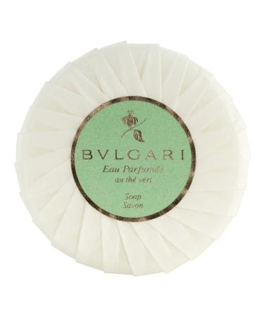 Bvlgari/Bulgari Au the Vert (Green Tea) Pleated Soap - 50 Grams Green Tea/au the vert 1.76 Ounce (Pack of 1)