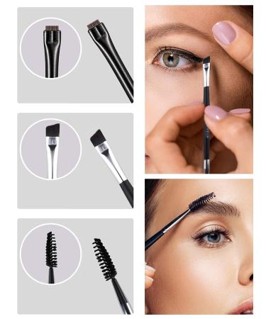 Gorvalin Black and White Gel Eyeliner Set with Brushes - Waterproof 2-in-1 Cream Eyeliner & Eyebrow Gel Kit - Buy Online on GoSupps.com