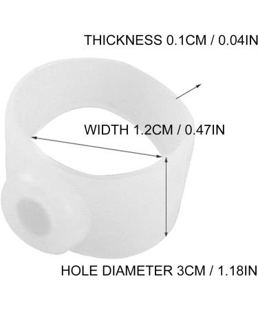 10 Pairs Silicone Magnetic Toe Rings for Foot Care - Breathable & High Elastic - Buy Online on GoSupps.com