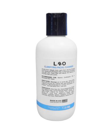 Buy LAVO Glycolic Acid Face Wash - Exfoliate Acne Blackheads & Clogged Pores | For Oily & Combination Skin - Buy Online on GoSupps.com