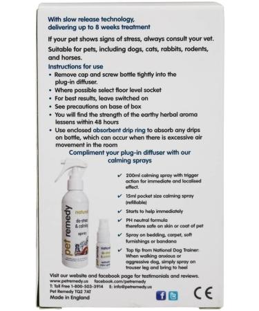 Pet Remedy Diffuser - Stress & Anxiety 1 x 40ml diffuser - Buy Online on GoSupps.com