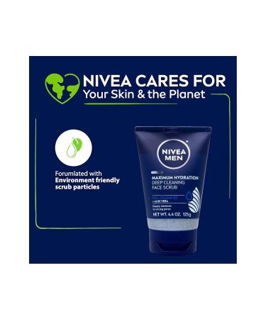 NIVEA FOR MEN Original Deep Cleaning Face Scrub 4.4 oz (Pack of 11) - Buy Online on GoSupps.com