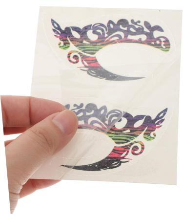 FOMIYES 20 Pairs Eyeliner Eyeshadow Stickers Stickers Cosplay Eye Temporary Eye Makeup Stickers Face 7.2x4cmx2pcs As Shownx2pcs - Buy Online on GoSupps.com