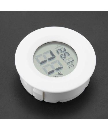 Mini Digital Hygrometer Thermometer - Indoor Temperature Monitor for Reptiles | Large LCD & Backlight - White - Buy Online on GoSupps.com