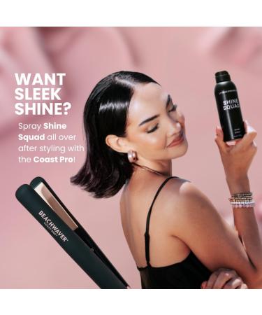Beachwaver Shine Squad Shine Spray (Travel Size) - Lightweight Glossy Finishing Spray for Hair with HiX Vegan Bond Multiplers - Post-Styling High-Gloss Mist for a Smooth Finish & No Frizz (1.7 Fl Oz) - Buy Online on GoSupps.com
