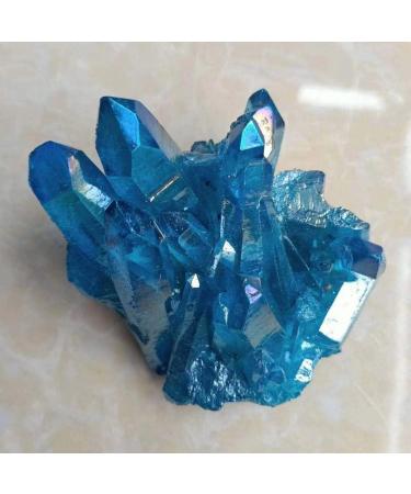 Natural Electroplated Quartz Raw Crystal Cluster for Decoration 200g-300g 1pc HOMEZHOU - Buy Online on GoSupps.com