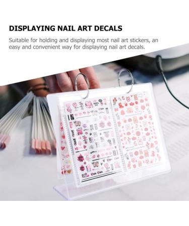 minkissy Nail Stickers Display Album Nail Art Sticker Storage Book Nail Decal Collecting Album Holder - Buy Online on GoSupps.com
