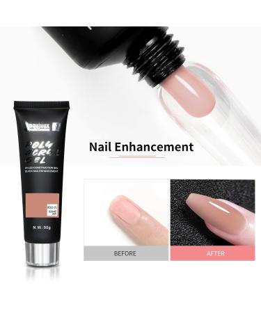 Beautilux Long-Lasting Acrylic Gel Nail Extension - 50ml K50-15 Brown | Natural Look UV Nail Art Gel for Professional Results - Buy Online on GoSupps.com