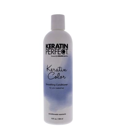 Keratin Perfect - Color Smoothing Conditioner - Hydrates  Nourishes & Restores Shine - For Damaged  Dry  Frizzy  Color Treated Hair - Maintain Colour Depth  Tone - Sulfate-Free Travel-Friendly - 12 oz 12 Fl Oz (Pack of 1...