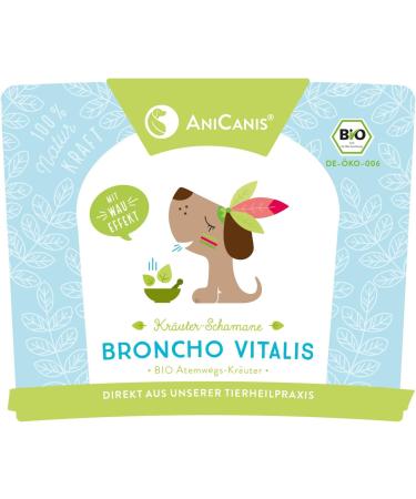 Anicanis Bio Herbal Mix Broncho Vitalis for Dogs - Organic Respiratory & Bronchial Support - 125g Feed Additive - Buy Online on GoSupps.com