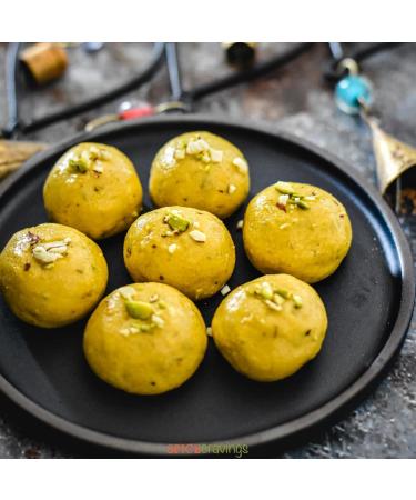 Haldiram s Besan Ladoo | 400g | Popular Indian Sweets on Every Occasions Rich Flavour | Dessert | Sweet Gifts | Festival Special | Diwali Celebrations - Buy Online on GoSupps.com