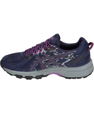 ASICS Women's Gel-Venture 6 Running Shoe 8.5 Peacoat/Orchid