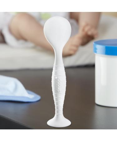 Snappi Baby Ergo Brush Diaper Cream Applicator for a, Cotton White, Size No Size