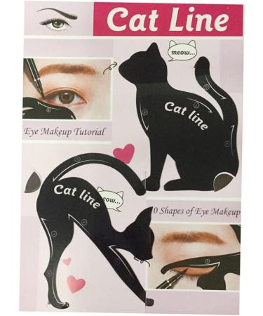 FRCOLOR 2pcs Shape Template Applicators Professional Smoky Liner Multifunction Eyeshadow Plate Matte Eye - Buy Online on GoSupps.com