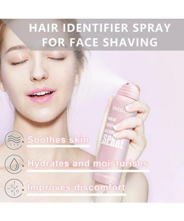 Hair Identifier Spray for Face Shaving & Dermaplaning | Skin Body Hair Identifying Spray for Women - Buy Online on GoSupps.com