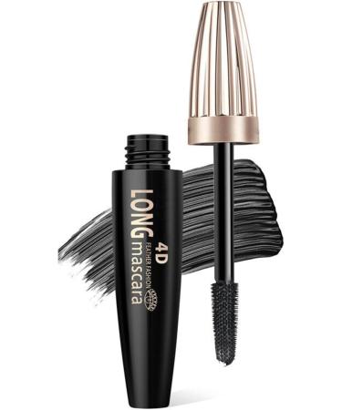 Mascara Black Volume and Length Voluminous Mascara - Waterproof Mascara Makeup Volumizing Lengthening Defining Curling Multiplying Buildable Formula No Smudging Rowces - Buy Online on GoSupps.com