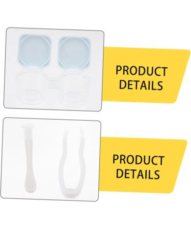 Partykindom 5-Sentence Push Glasses Case - Stylish Contact Lens Storage Box | Silicone Lens Container for Travel & Gifts - Buy Online on GoSupps.com