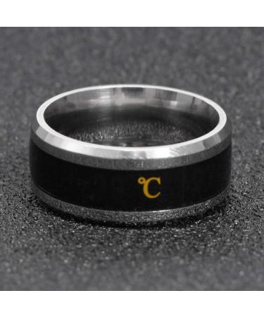 Holibanna Mood Changing Temperature Ring | Couples' Finger Ring for Men | Unique Emotion Jewelry for Birthdays & Special Occasions - Buy Online on GoSupps.com
