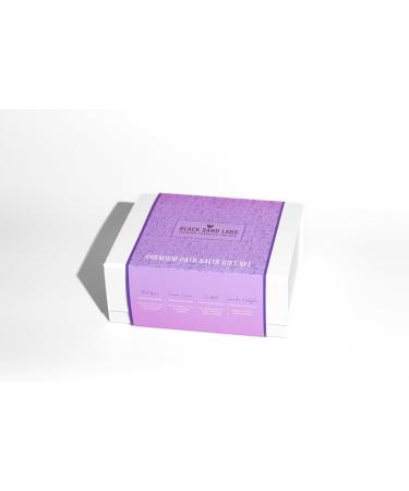 Coffret cadeau de sels de bain pour elle Mer Morte rose de l'Himalaya et sel d'Epsom (coffret cadeau 4 x 100 g Amour floral lavande eucalyptus terrasse d' t brume marine) Coffret cadeau - 4 x 100g - Amour floral lavande eucalyptus terrasse d' t brume de m