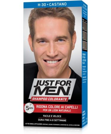  Just for men Just For Men COLORJUSTCN Colouring Shampoo H30 Castano 1 Pack of 1 - Buy Online on GoSupps.com