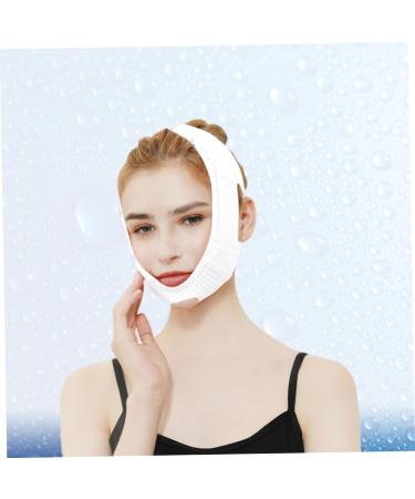 Mask chin cheek slim double chin band lifting belt hydrating overnight facelift breathable band strap men and women Belt 90*59cm As Shown - Buy Online on GoSupps.com