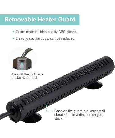 Hygger 200 300W 500W Aquarium Heater with External Digital Controller for 15-120 Gallon Tank - Buy Online on GoSupps.com