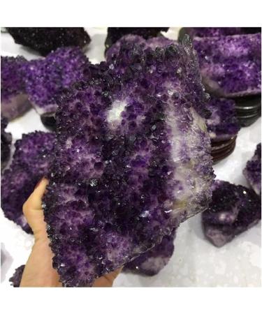 Big Size Natural Amethyst Angel Aura Quartz Crystal Cluster Crystal geode Beautiful - Buy Online on GoSupps.com