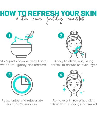BR UN Peel-Off Hyaluronic AC Jelly Mask for Face Care A 23 fl oz Rubber Mask Jar for 30 to 35 Treatments A Skin Care Moisturizing Gel Mask of Spa Set for Men Women and Adults - Buy Online on GoSupps.com