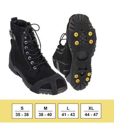 Alpidex Anti-Slide Shoe Spikes | Replacement Ice Grips for Size 35-47 | Ideal for Hiking & Winter Walking - Buy Online on GoSupps.com