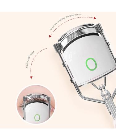 Electric Eyelash Curler Heated Lash Curler Metal and ABS Fast Heating for Travel - Buy Online on GoSupps.com