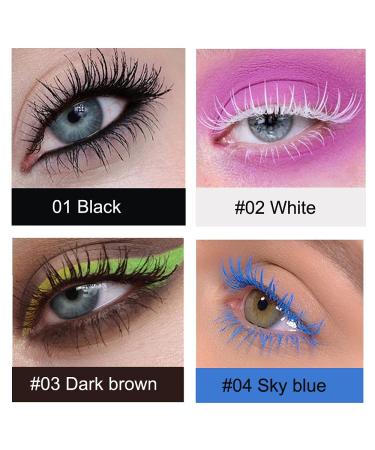 Ochilima 4D Colorful Mascara - Long-Lasting Waterproof Blue Mascara for Thick Smudge-Proof Eyelashes | International Shipping Available - Buy Online on GoSupps.com
