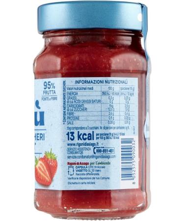  Italian Gourmet E.R. Rigoni di Asiago Nat Fragole Organic Strawberry Jam without Added Sugar 240g + Tomato Pulp Italian Gourmet Tomato Pulp 400g Box - Buy Online on GoSupps.com