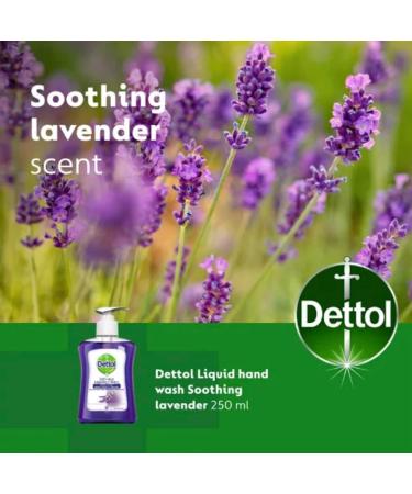 Dettol - Lavender Hand Wash Pump - 250ml Pack of 12 - Buy Online on GoSupps.com