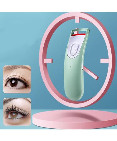 Heated Eyelash Curler - Heated Lash Curler | Eyelash Curler With Adjustable Temperature Settings | 230mAh Battery Powered Lashes Curler | Rechargeable Eyelashes Curler For Makeup Girls Green - Buy Online on GoSupps.com