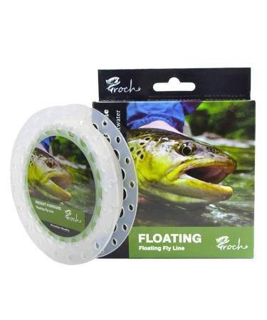 Croch Weight Forward flyfish cord WF 3F 4F 6F 7F 8F 30.5 m + backing line + 2.7 m leaf colors WF-5F 100ft W/ backing 20LB/ 80YDS + FLY LEADER