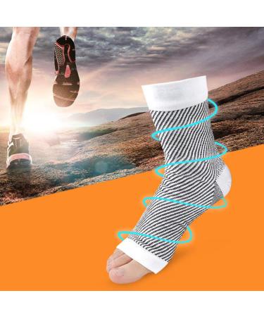 Milisten Ankle Support Sleeve | Yoga & Running Brace | Foot Care & Fitness | L/XL White Ankle Protector - Buy Online on GoSupps.com