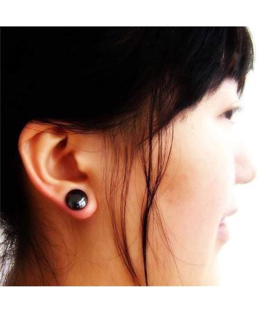 Weight loss earrings black magnetic acupuncture point remove magnet health organic l0a1 acupressure 1 pair of stimulating EA acupressure