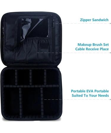 Sac Pour Vernis Semi Permanent Sac de rangement Portable avec s parateurs r glables for cosm tiques et beaut organisateur d'outils ongles tui de maquillage de voyage de grande capacit Pour Fla Noir - Buy Online on GoSupps.com