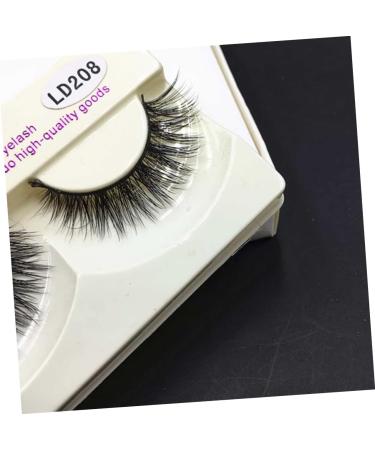 Beavorty Pair natural fake lashes natural false eyelashes natural false lashes Long Thick Eyelashes Natural Eyelashes Fake Eyelash 3d dense - Buy Online on GoSupps.com