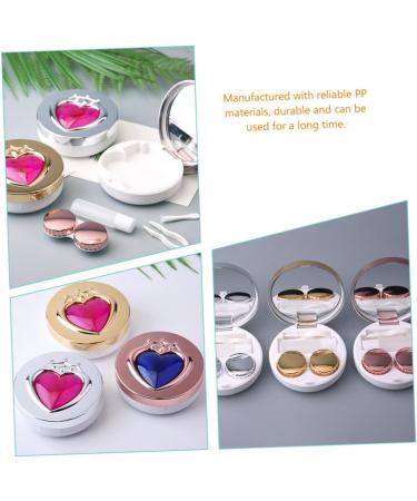JECOMPRIS 4-Piece Ceramic Contact Lens Container Set - Toothbrush Holder Eye Color Contacts Mirror Portable Lens Cleaner & Care Detergent - International Shipping Available - Buy Online on GoSupps.com